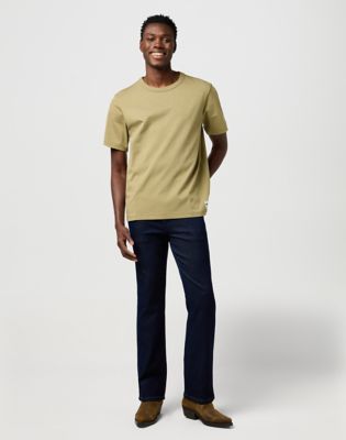 Short Sleeve Relaxed Solid Tee in Aloe alternative view 2