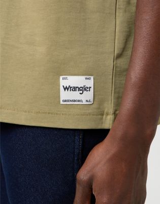 Short Sleeve Relaxed Solid Tee in Aloe alternative view 4