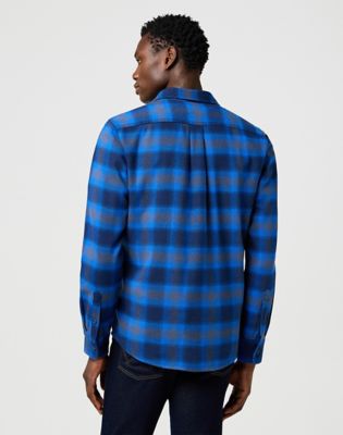 Regular 1 Pocket Indigo Shirt in Icy Indigo alternative view