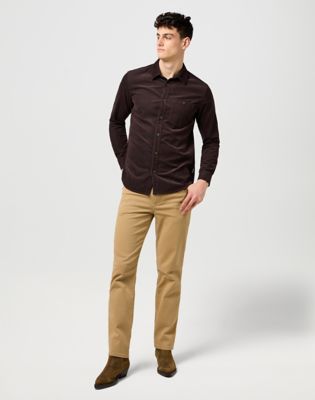 Regular 1 Pocket Corduroy Shirt in Mole alternative view 2