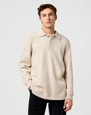 Wrangler Regular Polo Sweater Birch