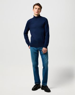 Regular Turtleneck in Navy alternative view 2
