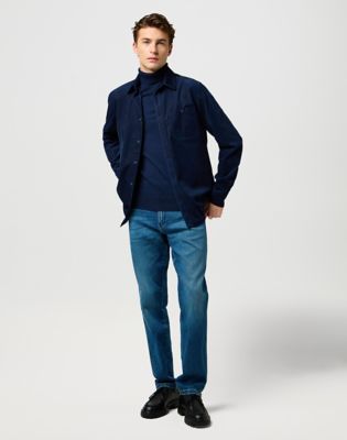 Regular Turtleneck in Navy alternative view 5