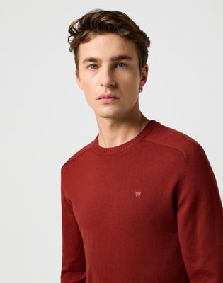 Regular Knit Sweater in Fired Brick alternative view 3
