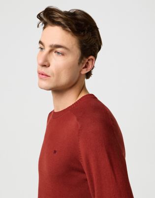 Regular Knit Sweater in Fired Brick alternative view 4