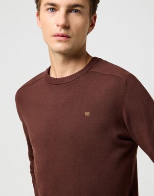 Regular Knit Sweater in Mahogany alternative view 3