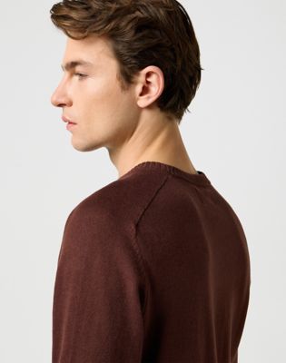 Regular Knit Sweater in Mahogany alternative view 4