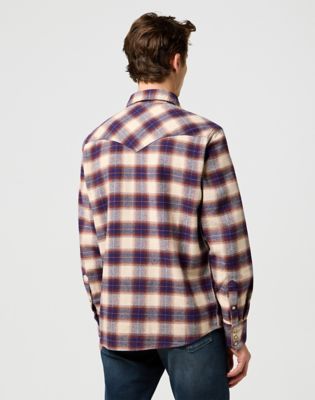 Regular Western Shirt in Birch Blue alternative view