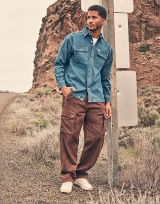 Wrangler Loose Overshirt Retro Blue