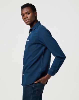 Regular 1 Pocket Shirt in Blue Oxide alternative view 4