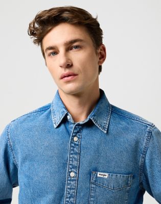 Regular 1 Pocket Shirt in Indigo Valley alternative view 3