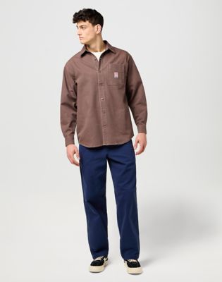 Casey Jones Loose 1 Pocket Shirt in Peppercorn alternative view 2