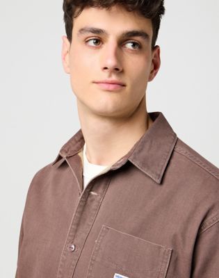 Casey Jones Loose 1 Pocket Shirt in Peppercorn alternative view 3