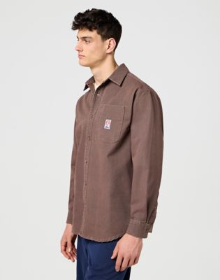 Casey Jones Loose 1 Pocket Shirt in Peppercorn alternative view 4