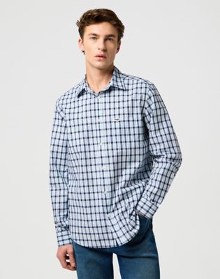 Regular 1 Pocket Shirt in Cerulean main view