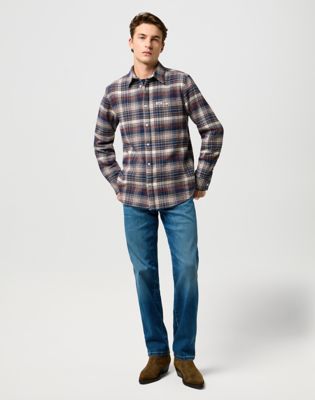 Regular Brushed 1 Pocket Shirt in Navy Birch alternative view 2