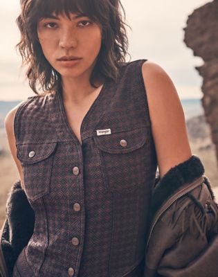 Wrangler Regular Vest Mahogany