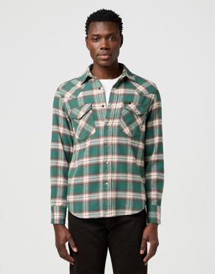 Wrangler Regular Western Shirt Bistro Green