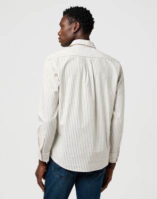Regular 1 Pocket Shirt in Green Oxford alternative view