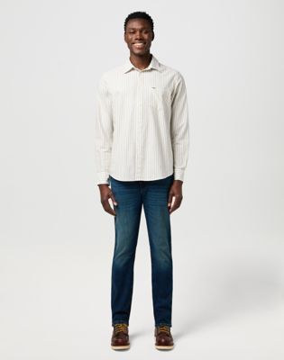 Regular 1 Pocket Shirt in Green Oxford alternative view 2