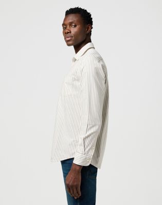 Regular 1 Pocket Shirt in Green Oxford alternative view 4