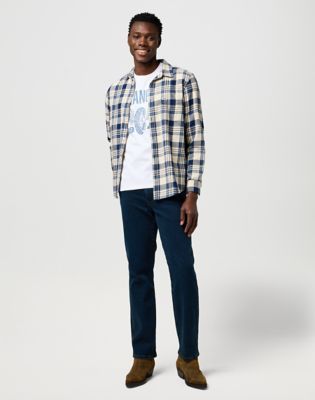 Regular 1 Pocket Indigo Shirt in Light Indigo alternative view 5