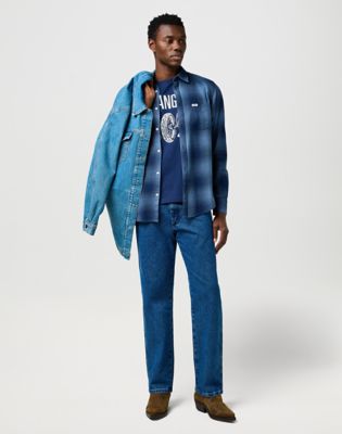 Regular 1 Pocket Indigo Shirt in Dark Indigo alternative view 5