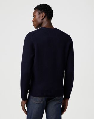 Blue Bell Regular Boiled Wool Sweater in Peacoat alternative view