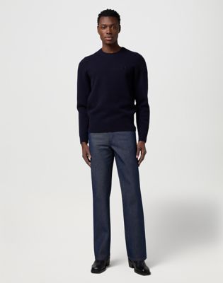 Blue Bell Regular Boiled Wool Sweater in Peacoat alternative view 2
