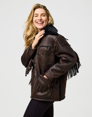 Relaxed Fringe Wrange Jacket | Women | Wrangler®