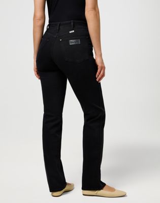 Wrangler Proste jeansy Nebula czarny