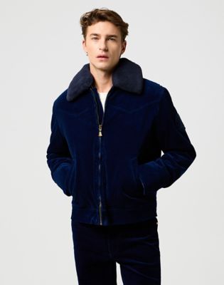 Blue Bell Aviator Relaxed Jacket in Indigo main view
