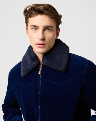 Blue Bell Aviator Relaxed Jacket in Indigo alternative view 3