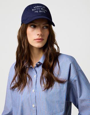 Slogan Cap:Dark Navy:OS alternative view