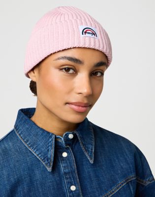 Rainbow Beanie:Silver Pink:OS main view