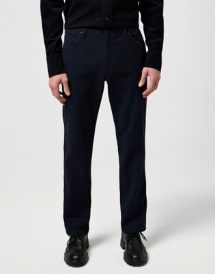 Wrangler Greensboro High Stretch Straight Jean Cold Steel