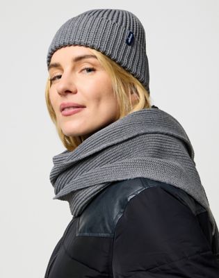 Scarf Beanie Set:Mid Grey Mel:OS alternative view