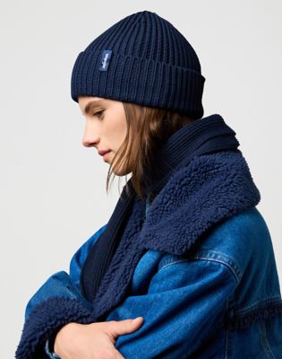 Scarf Beanie Set:Dark Navy:OS alternative view
