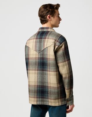 トップス OVY / KAJA WOOL STRETCH SHIRTS JACKET Insulated Wool Shirt Jacket | Beyond Yoga