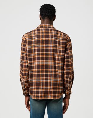 Relaxed Overshirt in Deep Brown alternative view