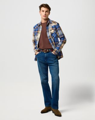 Western Leather Belt in Brown alternative view 2