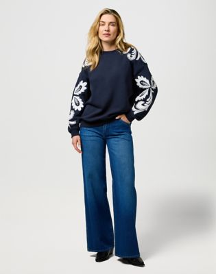 World Wide Jean in Mid Stone alternative view 2