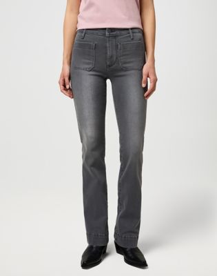 Flare Jean in Frosted Fronts