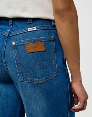 Loose Cuffed Denim Trouser in Rodeo Ridge