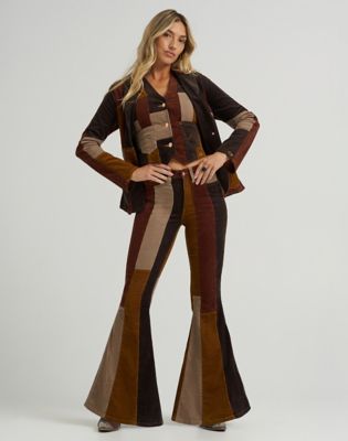 Wrangler x Lainey Wilson Patchwork Bottom in Corduroy alternative view 5