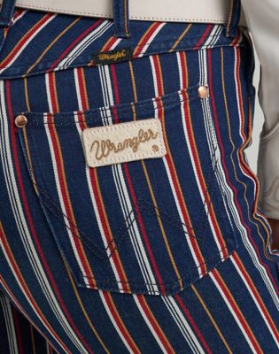 Wrangler x Lainey Wilson Striped Flare Jean in Multicolor alternative view 5