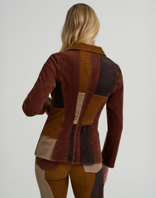 Wrangler x Lainey Wilson Patchwork Blazer in Corduroy alternative view 2