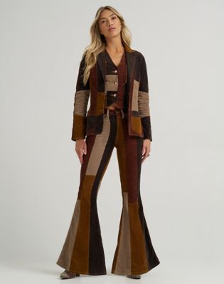 Wrangler x Lainey Wilson Patchwork Blazer in Corduroy alternative view 3