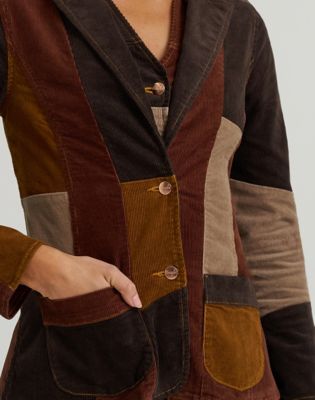 Wrangler x Lainey Wilson Patchwork Blazer in Corduroy alternative view 5