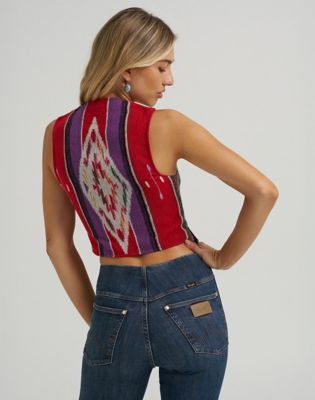 Wrangler x Lainey Wilson Rodeo Ben Vest in Jacquard alternative view 2